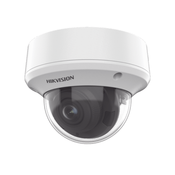 Domo TURBOHD 5 Megapixel / Lente Motorizado 2.7 - 13.5 mm / IR EXIR 40 mts / TVI-AHD-CVI-CVBS / IK10 / IP67 / dWDR / 12 VCD / 24 VCA