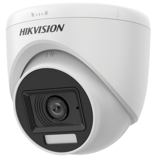DOMO TURBOHD 2 MPX HIBRIDA B/N - COLOR VU / IR 20 MTS / LENTE 2.8 MM / LUZ BLANCA 20 MTS / EXTERIOR IP67 / MICROFONO INTEGRADO