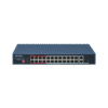 Switch PoE+ / No Administrable / 24 Puertos 10/100 Mbps PoE+ / 1 Puerto Gigabit / PoE hasta 250 metros / 230 W