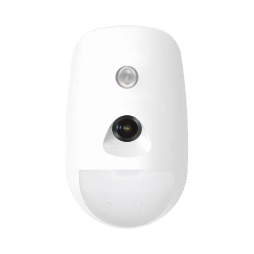 PIR con Cámara cableado / Bus Speed-X / Inmunidad a Mascotas 30 Kg / Rango de Detección de 12 mts / Angulo de 85.9° de Cobertura / Compatible con paneles AX Hybrid Pro