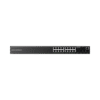 Switch Gigabit PoE+ Administrable / 16 puertos 10/100/1000 Mbps + 4 Puertos SFP Uplink / Hasta 240W / Compatible con GWN Cloud.