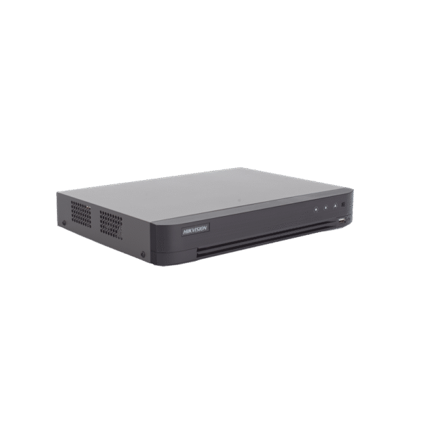 DVR 4 Canales TURBOHD + 4 Canales IP / 8 Megapixel (4K) / Audio por Coaxitron / ACUSENSE / Reconocimiento Facial / 1 Bahías de Disco Duro / H.265+