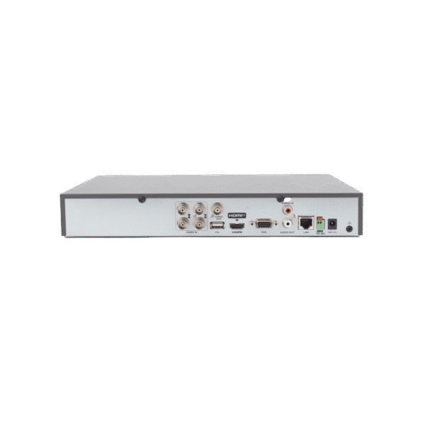 DVR 4 Canales TURBOHD + 4 Canales IP / 8 Megapixel (4K) / Audio por Coaxitron / ACUSENSE / Reconocimiento Facial / 1 Bahías de Disco Duro / H.265+