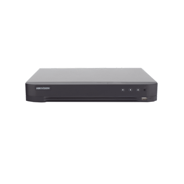 DVR 4 Canales TURBOHD + 4 Canales IP / 8 Megapixel (4K) / Audio por Coaxitron / ACUSENSE / Reconocimiento Facial / 1 Bahías de Disco Duro / H.265+