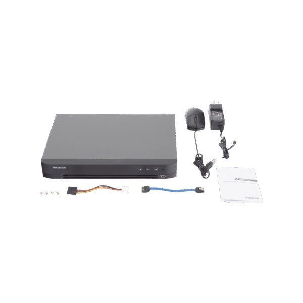 DVR 4 Canales TURBOHD + 4 Canales IP / 8 Megapixel (4K) / Audio por Coaxitron / ACUSENSE / Reconocimiento Facial / 1 Bahías de Disco Duro / H.265+