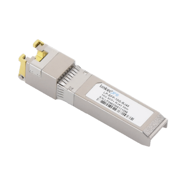 Transceptor SFP+ a RJ45 / 10 Gbps / Conector RJ45 / Distancia de hasta 30 m.