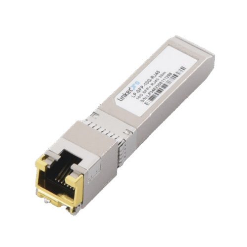LPSFP10GRJ45-l Transceptor SFP+ a RJ45 / 10 Gbps / Conector RJ45 / Distancia de hasta 30 m.