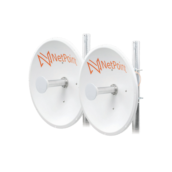 Antena Direccional / 2 ft / 4.9-6.4 GHz / Ganancia 30 dBi / SLANT de 45 ° y 90 ° / Conector N-Hembra / Montaje y jumpers incluidos.