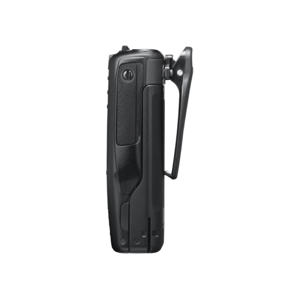 380-470 MHz, NXDN-DMR-Analógico, 5 W, Bluetooth, GPS, MicroSD, 1024 Canales, Incluye Batería, cargador, antena, y clip
