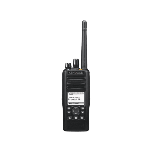 380-470 MHz, NXDN-DMR-Analógico, 5 W, Bluetooth, GPS, MicroSD, 1024 Canales, Incluye Batería, cargador, antena, y clip