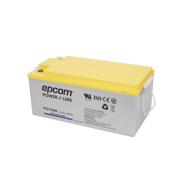 Batería de GEL PURO / 12 V @ 200 Ah / Ciclo profundo / Para uso en sistemas de energía ininterrumpida