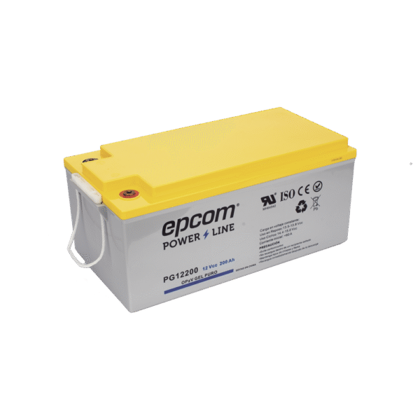 Batería de GEL PURO / 12 V @ 200 Ah / Ciclo profundo / Para uso en sistemas de energía ininterrumpida