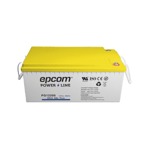 PG12200-l Batería de GEL PURO / 12 V @ 200 Ah / Ciclo profundo / Para uso en sistemas de energía ininterrumpida