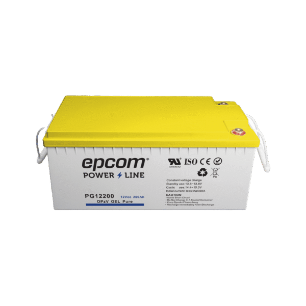 Batería de GEL PURO / 12 V @ 200 Ah / Ciclo profundo / Para uso en sistemas de energía ininterrumpida
