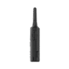 450-470 MHz, 2 W, 6 canales en BRS, 16 canales en modo profesional, Incluye antena, batería, cargador y clip