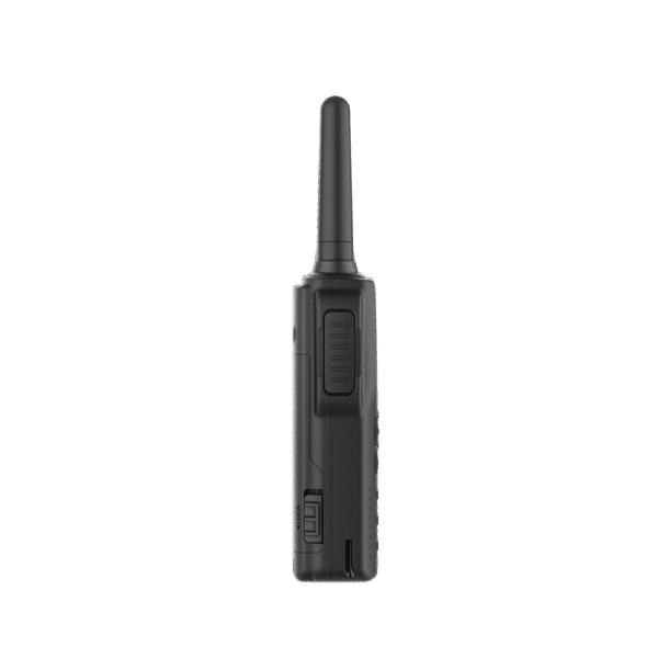 450-470 MHz, 2 W, 6 canales en BRS, 16 canales en modo profesional, Incluye antena, batería, cargador y clip