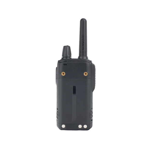 450-470 MHz, 2 W, 6 canales en BRS, 16 canales en modo profesional, Incluye antena, batería, cargador y clip