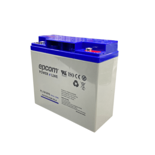 PL1812V2-l Batería de Respaldo para equipo electrónico / UL / 12V @ 18 Ah / Tecnología AGM-VRLA / Uso en: Alarmas de intrusión / Incendio / Control de acceso / CCTV / Terminales de tornillo HEX.