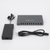 Gateway PoE para 200 usuarios, 10 puertos, 600Mbps, hasta 2 servicios WAN, portal cautivo, bloqueo de aplicaciones, tuneles virtuales