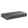 Gateway PoE para 200 usuarios, 10 puertos, 600Mbps, hasta 2 servicios WAN, portal cautivo, bloqueo de aplicaciones, tuneles virtuales