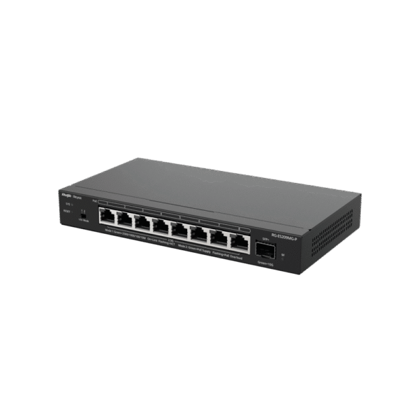 Switch Administrable Capa 2 con PoE+ Multi-Gigabit, 8 puertos 2.5Gb y 1 SFP+ 10G, hasta 130w estándar 802.3af/at
