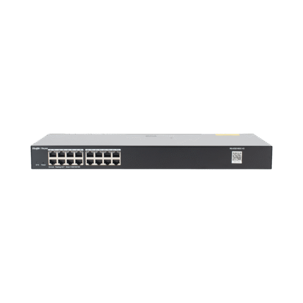 Switch Inteligente de Acero Montable en Rack de 16 Puertos Gigabit, Gestionable en la Nube, sin PoE