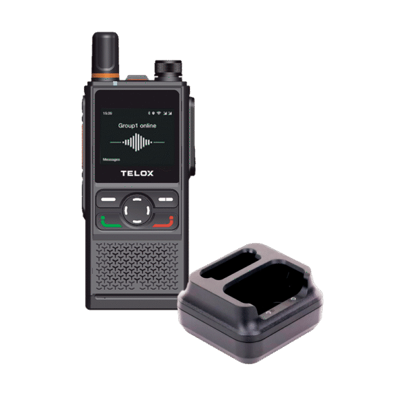KIT DE RADIO POC TE320 4G LTE RESISTENTE AL AGUA / IP67 / INCLUYE CARGADOR DE ESCRITORIO / INCLUYE TE320DC
