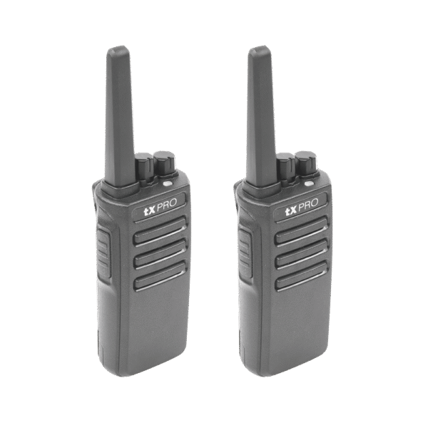 Duo de Radios Portatiles VHF, 5W de Potencia, Scrambler de Voz, Alta Cobertura, 136-174 MHZ