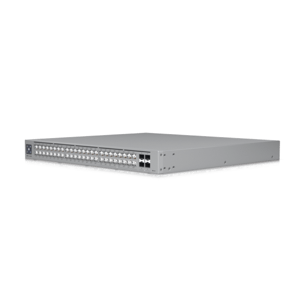 UniFi Switch Pro Max 48 POE, con funciones capa 3, 48 puertos (16 puertos 2.5 GbE (8 POE++ y 8 POE+) y 32 puertos 1 GbE (24 POE+ y 8 POE++)), 2 puertos SFP+ 10G, POE++ 720W, pantalla informativa