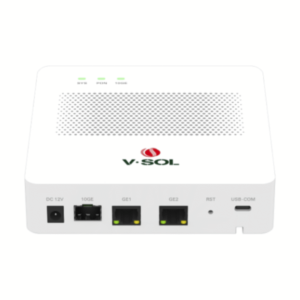 Mini OLT de 1 puerto GPON con 3 puertos Uplink (2 puertos Gigabit Ethernet + 1 puerto SFP/SFP+) , hasta 64 ONT/ONU