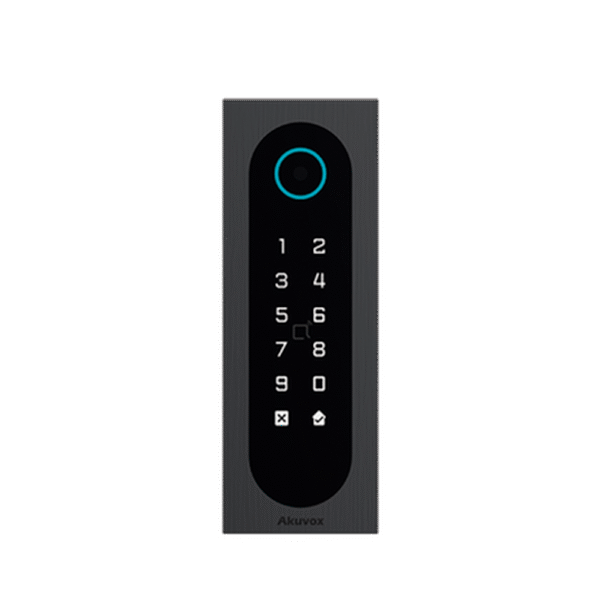 Terminal de Control de Acceso de 1 Puerta / Acceso por códigos QR, Tarjetas, PIN y APP / Administración en la nube desde la plataforma Akuvox Cloud / PöE
