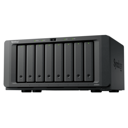 Servidor NAS de 8 Bahías (Expandible a 18 Bahías) / Hasta 324 TB / 4 GB RAM / Servicio Nube Gratis (P2P) / Administración Remota y Respaldo Programado