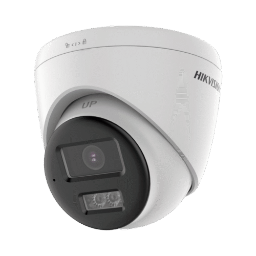 DS2CE78D0TLXTS-l Turret TURBOHD 2 Megapixel (1080p) / Lente 2.8 mm / Dual Light (40 mts IR EXIR + 40 mts Luz Blanca) / Micrófono Integrado / Notificación Visual y Audible / IP67 / 4 Tecnologías