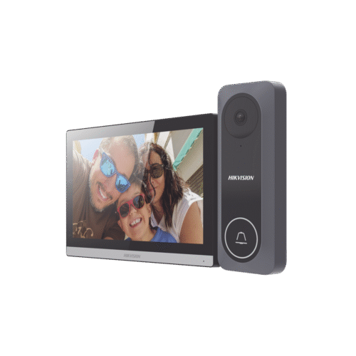 Kit de Videoportero TurboHD con Pantalla LCD a Color de 7" / Frente de Calle para Exterior de Policarbonato / 720p (1 Megapíxel )130° de Visión (Gran Angular)