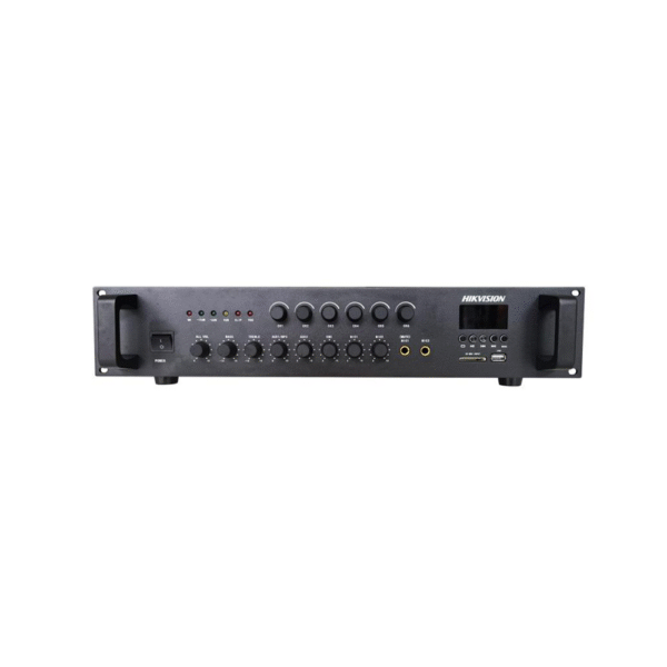 DSQAE0A240G1VB6110-FRENTE-l Amplificador una Zona / 2 Canales / 30 W por Canal / Conexión Bluetooth / Salida 4-8 Ω x 2 / 100V COM x 2 / Uso Interior