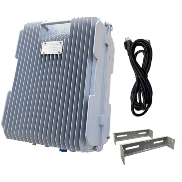 (HASTA 5 KILÓMETROS) Amplificador de Señal Celular de ALTA POTENCIA: Especial para Crear una Zona Celular en Áreas Rurales o Comunidades Alejadas. 95 dB de Ganancia, 20 Watts de Potencia, 850 MHz.
