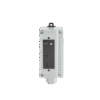 Panel de Parcheo Modular para Fibra Óptica, de Instalación en Riel DIN Estándar de 35mm, Acepta Una Placa Acopladora FAP, Color Gris