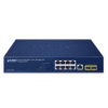 Switch Ethernet Gigabit gestionable de 8 puertos de cobre 10/100/1000BASE-T y 2 interfaces de fibra óptica SFP 100/1000BASE-X