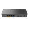 Router Gigabit VPN / Balanceador de cargas / 30,000 sesiones NAT / 4 puertos 10/100/1000 Mbps + 2 puertos SFP (WAN/LAN) / 1 puerto entrada PoE(af/at) / 2 puertos salida PoE (af/at) / Compatible con GWN Cloud.