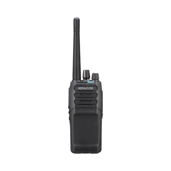 136-174 MHz, NXDN-Analógico, Intrínseco, 5 Watts, 64 Canales, Roaming, Encriptación, GPS, Inc. antena, batería, cargador, clip y Licencia para DMR KWD-1301CN