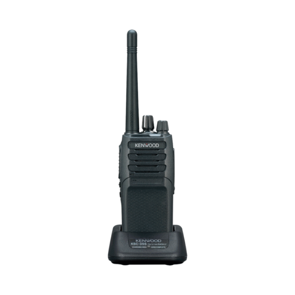 136-174 MHz, NXDN-Analógico, Intrínseco, 5 Watts, 64 Canales, Roaming, Encriptación, GPS, Inc. antena, batería, cargador, clip y Licencia para DMR KWD-1301CN