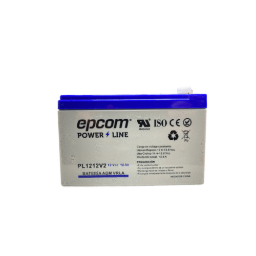 PL1212V2-l Batería de Respaldo para equipo electrónico / UL / 12V @ 12 Ah / Tecnología AGM-VRLA / Uso en: Alarmas de intrusión / Incendio / Control de acceso / CCTV / Terminales de tornillo HEX.