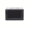 Gabinetes PRECISION, Con Puerta Perforada, de 19in, 6UR, 450mm de Profundidad, Color Negro