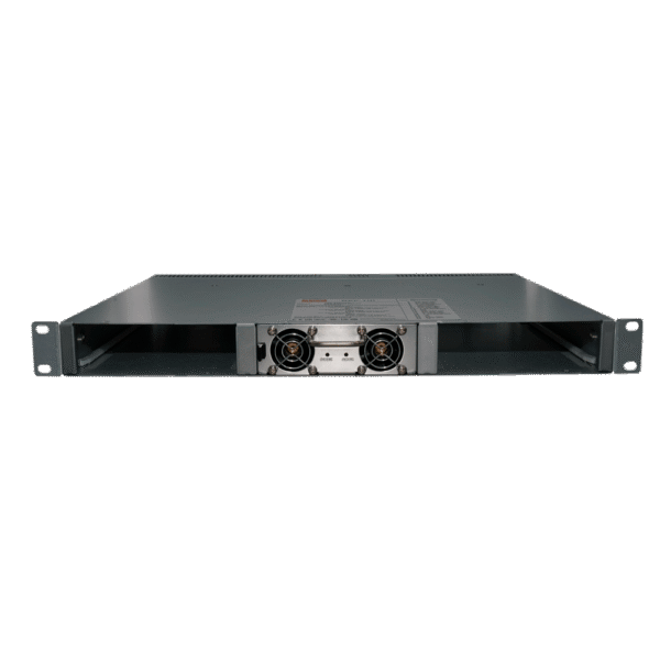 RCP1UT-LAT-IZQ-l Gabinete de 1U de rack para fuentes industriales RCP-1000, soporta hasta 3 fuentes de poder industrial (Fuentes no Incluidas)