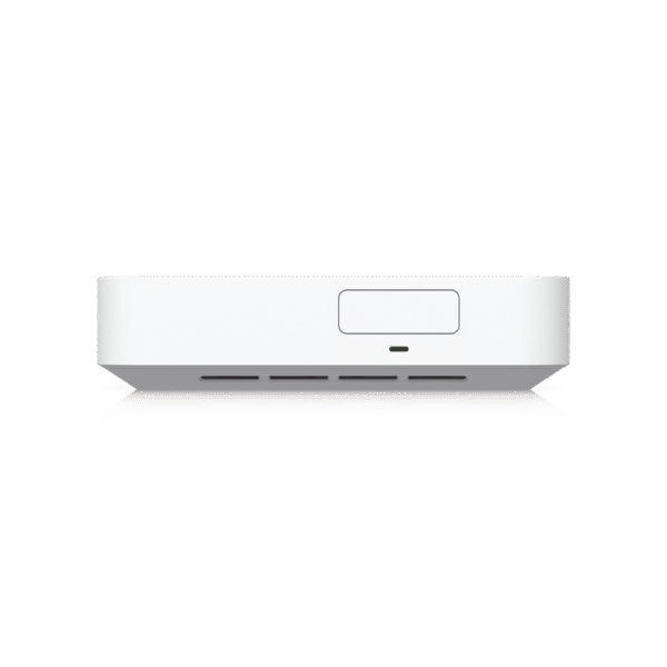 UniFi Cloud Gateway, Router multiWAN para balanceo/failover / Integra UniFi Network para administrar hasta 30 dispositivos UniFi, (1) puerto WAN 1/2.5 GbE y (4) puertos LAN GbE