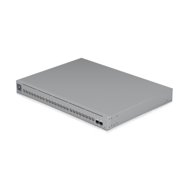 UniFi Switch USW-Pro-24-POE Gen2, con funciones capa 3, de 24 puertos PoE 802.3at/bt + 2 puertos 1/10G SFP+, 400W, pantalla informativa