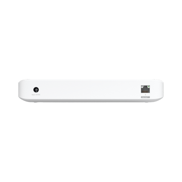 UniFi Switch Ultra 210W Administrable / 8 puertos GbE / (1) puerto POE++ IN opcional y (7) puertos POE+/ Wattaje depende de fuente o POE IN / Incluye fuente AC hasta 202W para POE
