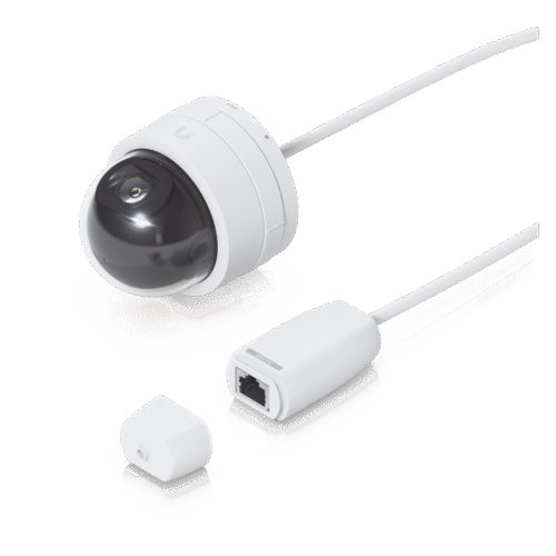 Cámara IP UniFi G5 Domo Ultra, de bajo perfil para interior, 2K (4MPX), ángulo amplio 102.4°, visión nocturna IR hasta 20 mts, detección de eventos, para pared o techo
