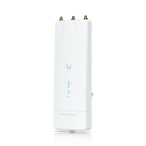 Radio Conectorizado Wave MLO para enlaces PTP Backhaul / Con tecnología 802.3be y Perforación de Canal para ambientes ruidosos / 5180-5825 MHz / 5+ Gbps / Radio dedicado para análisis del espectro / (1) RJ45 10G / (1) SFP+ 10G /