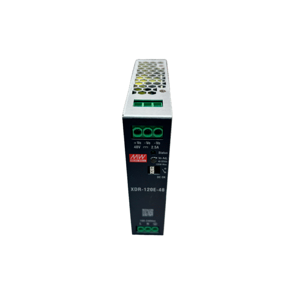Fuente de poder industrial de 120 W, salida 48 VCD, entrada 90~264 VCA, para montaje en riel DIN,